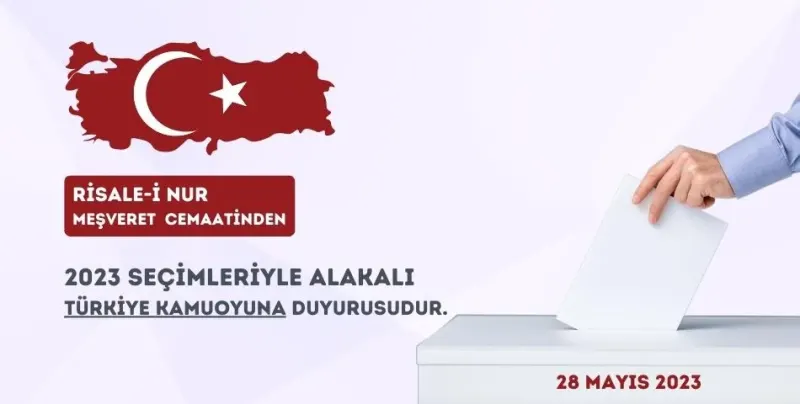 Meşveret Cemaati'nden 28 Mayıs seçim Duyurusu